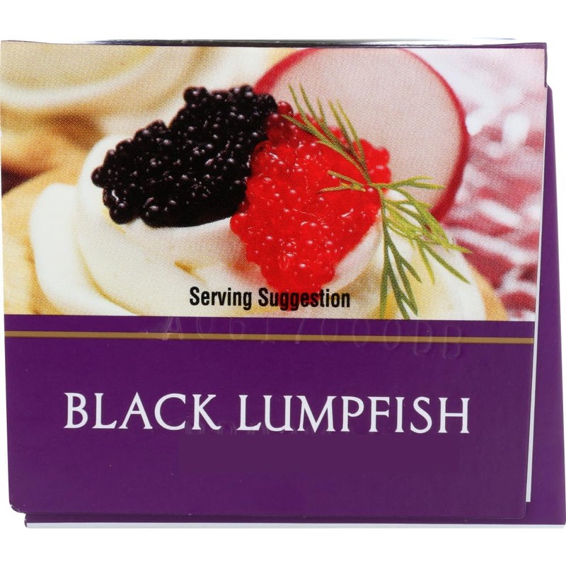 Marzetti Romanoff Caviar, Black Lumpfish, 2 Oz., (Pack of 3)