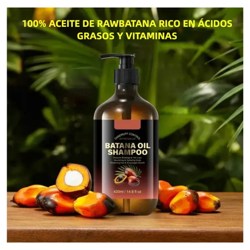 Shampoo Batana Oil Kit Pzs Shampoos 420ml Anticaida Tratamiento Capilar