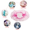 100 Pcs Disposable Nonwoven Bouffant Caps 21 Inch Hair Net