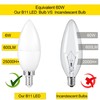 DIAMIAQ B11 LED Light Bulb Candelabra Light Bulbs Candle Bulbs