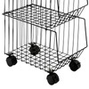 Cbhfmljd 4-Tier Wire Shelving Rack Shelf Household Kitchen Storage Metal