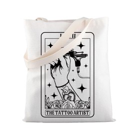 MBMSO Tattoo Gifts for Tattoo Artist Tote Bag Tattoo Lovers Gifts for Tattooers Tote Tattoo Maker Gift Tattooist Shopping Bag, Tattoo Artist Tb, Medium