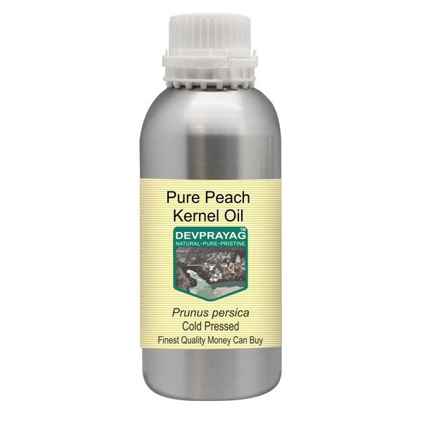 Devprayag Pure Peach Kernel Oil (Prunus persica) Natural Therapeutic Grade