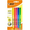 BIC Highlighter Pen, Highlighters Set Ideal for Home, Office and School, Assorted Colours, Pack of 5