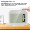 3D Pedometer with Belt Clip and Large Screen Display Walking