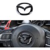 MAXDOOL Carbon Fiber Steering Wheel Cover Sticker Sequins Frame Trim