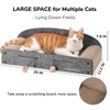 FUKUMARU 26 Inch Cat Scratcher Cardboard Lounge Bed, 2 Reversible