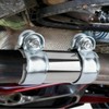 45mm Double Bolt Exhaust Clamp, Stainless Steel Band Clamp, Exhaust