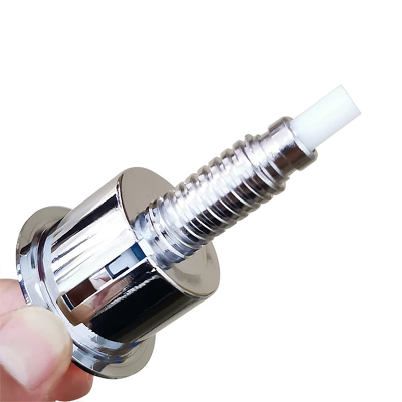 CVZJ Flush Toilet Water Tanks Button Oval-shape Push Button Flush
