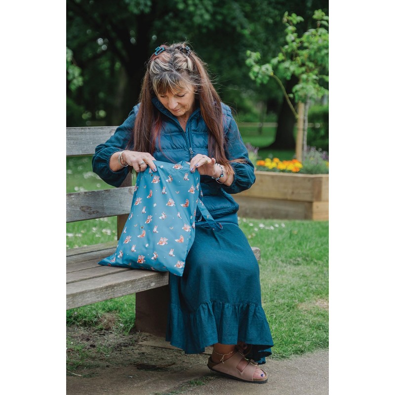 Wrendale Designs - 'Born to be Wild' fox Foldable Shopping