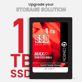 Centon MP Essential 1TB SSD SATA III 2.5 Inch Solid State Drive (S1-S3A-1T)
