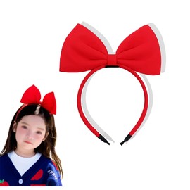 Headband Red Princess Headband Cosplay Costume Halloween Party Accessory Accessory Accessory Ribbon Scrunchie for Adults and Children 1 Piece