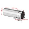 Motorcycle Exhaust Pipe, 51 mm Motorcycle Exhaust Pipe, Slip On
