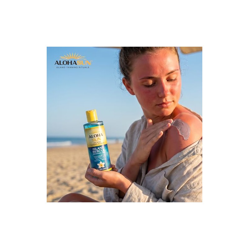 Aloha Sun Aloe Vera Gel for Sunburn Relief & Tan