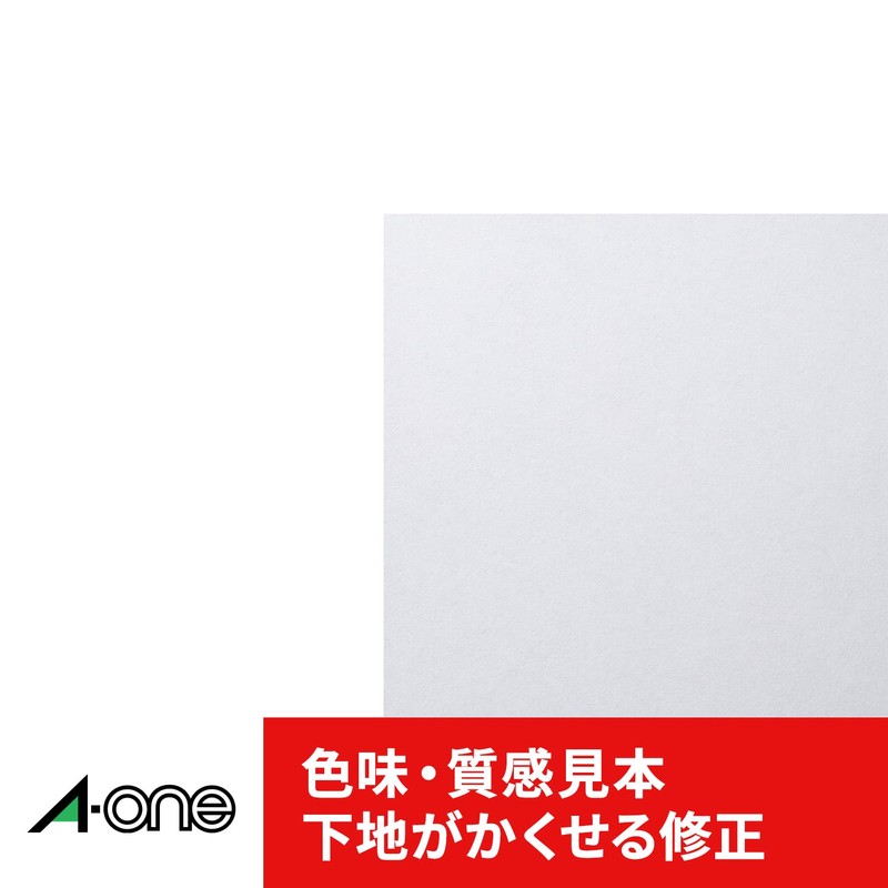 エーワン ラベルシール 下地がかくせる A4 ノーカット 12シート 31281