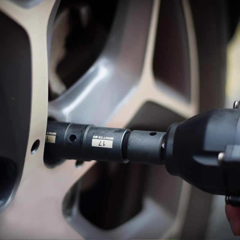 AOBEN 5 PCS 1/2" Drive Impact Socket Set, Flip Socket