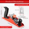 Dreyoo No.4 Adjustable Hand Planer with 2 Inch Replacement Blade,
