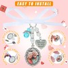Bylion 2 Sets Something Blue Wedding Bouquet Photo Charms Bridal