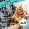 MNQAXZ Cat Calming Treats, Calm Chews for Cats Pet Treats