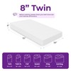 GAESTE 8 Inch Twin Cooling Gel Memory Foam Mattress for