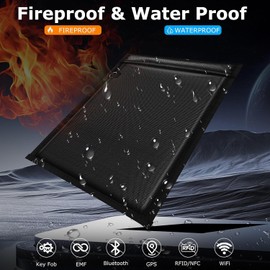 Faraday Bags for Phones,Waterproof & Fireproof Document Bag EMP RFID Blocking Pouch for Car Keys Anti Theft (5)