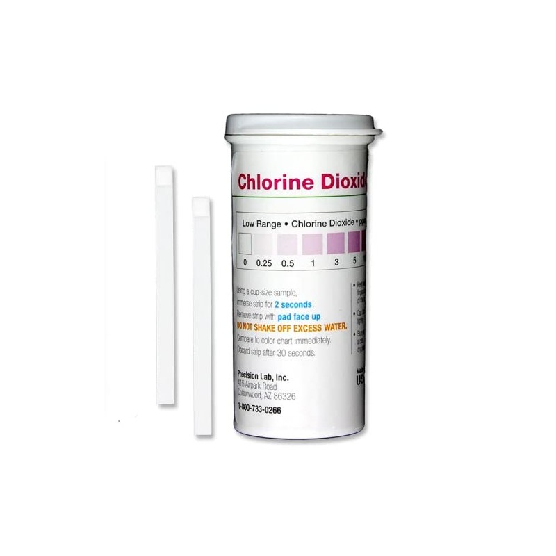 SimplexHealth Chlorine Dioxide 0-10ppm (50 Test Strips)