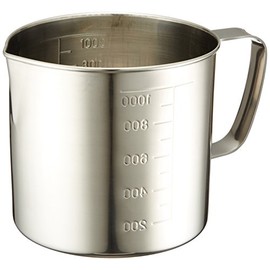 AG 18-8 Commercial Measuring Cup with Mouth, 33.8 fl oz (1000 cc)