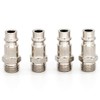 Pack of 4 1/4 Inch BSP Quick Connector Quick Coupling