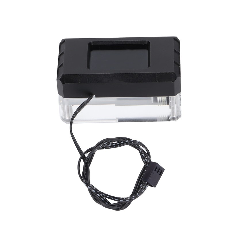 Water Thermometer CPU Temperature Indicator with LED Digital Screen Display