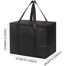Cool Bag 30L Large Cooler Bag,Insulated Delivery Bag Thermal Food Delivery Bag Insulated Picnic Lunch Bag Foldable Cool Box for Camping BBQ Shopping