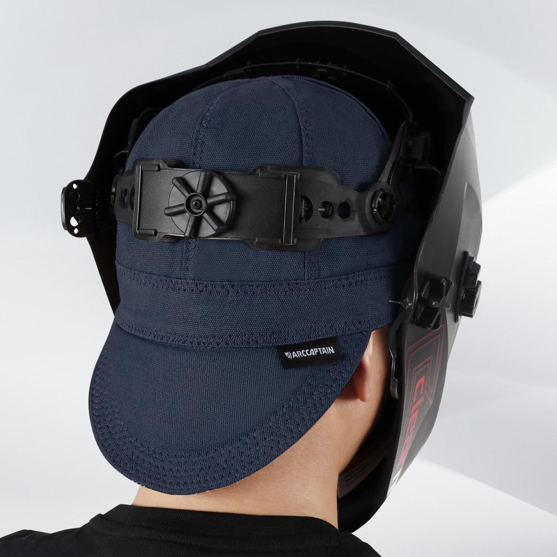 ARCCAPTAIN Reversible Welding Cap, 8 Panel Protective Welders Cap, 10