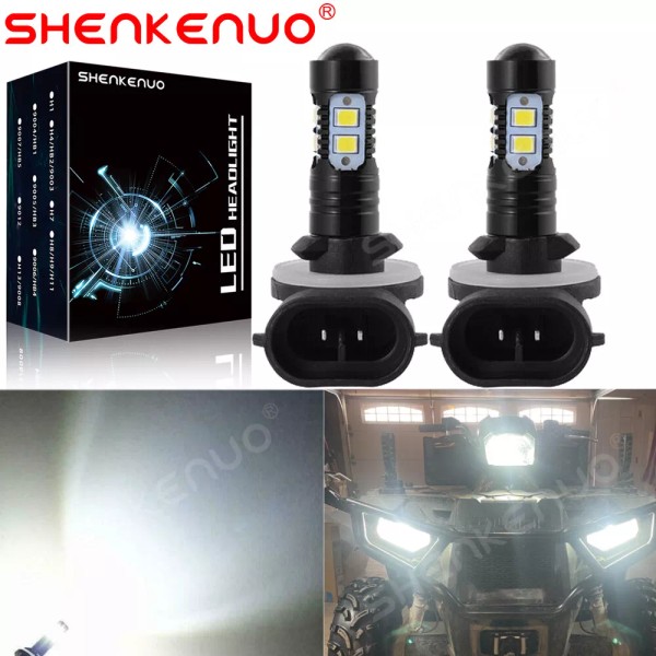 SHENKENUO 2X Fits EZGO DS RXV Precedent Cart 1999-2019 LED