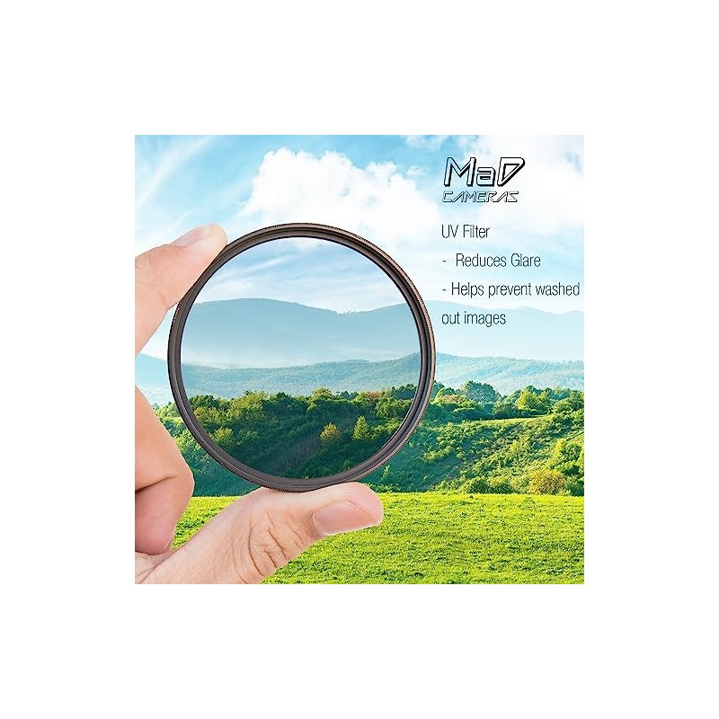 MaD Cameras Polarising UV Camera Filter (UV, 39mm)