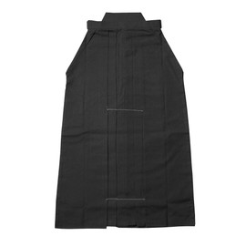 Kendoya Tetoron Kendo Hakama, Black (Inner Fold Sewing) No. 19