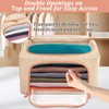 4 Pcs 24L Cashmere Sweater Storage Bag with Natural Cedar