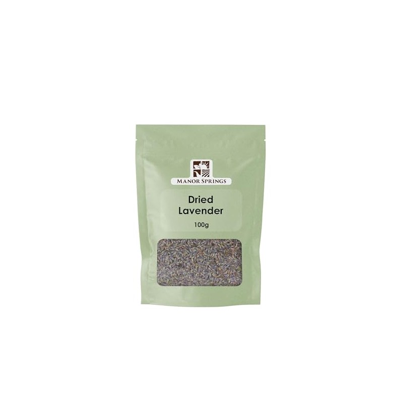 Dried Lavender Flowers 100g by Manor Springs