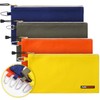 Utility Canvas Zipper Tool Bag - Heavy Duty Tools Pouch