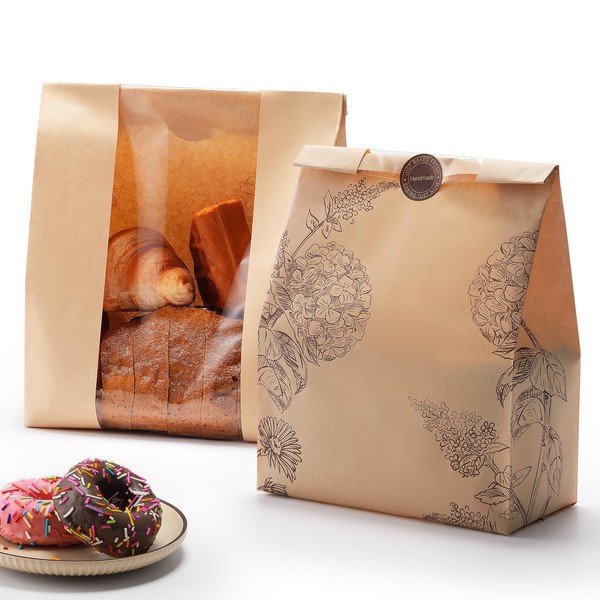 betkou 24 Pack Paper Bread Bags for Homemade Bread and