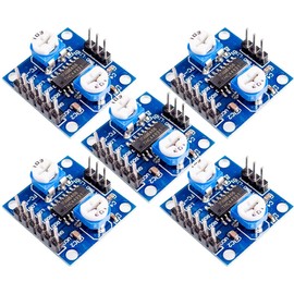 TECNOIOT 5pcs PAM8406 Digital Amplifier Board 5Wx2 Stereo with Volume Potentiometer