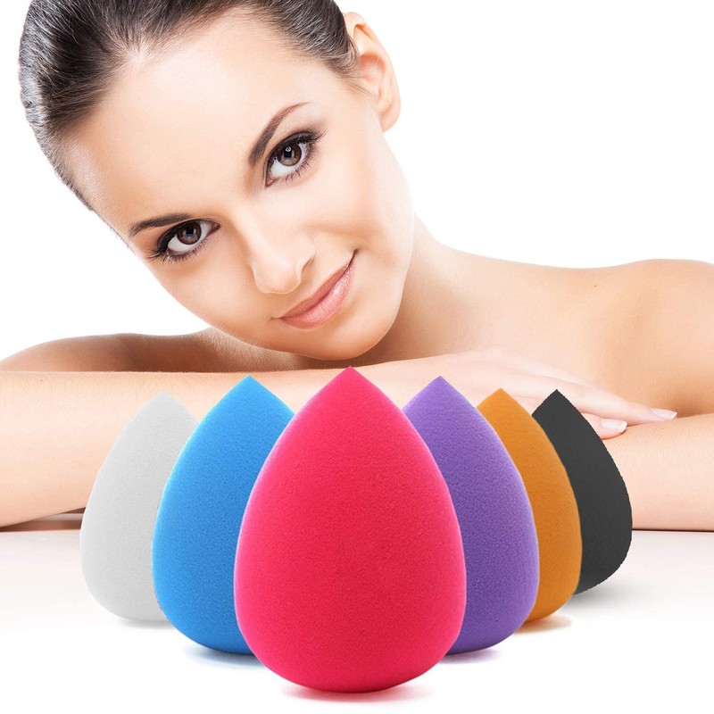 Makeup Sponge Blender, Great for Blending Foundation and Concealer, 6