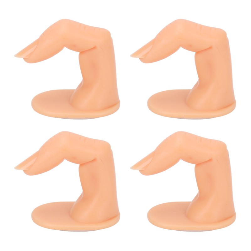 50pcs Nailed False Fingers Practice Fingers for Hand Nail Art