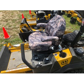 Durafit Seat Covers, Custom Fit Seat Cover and Newer for Hustler Commercial X1 Zero Turn Mowers in Camo Waterproof Endura Fabric (Camo)
