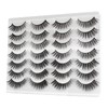 Glowingwin Cat Eye Lashes Eyelashes Dramatic Eyelashes Long Fluffy False