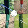 T-Post Clips Galvanized Steel Fence Clips 250 PCS 10 Gauge