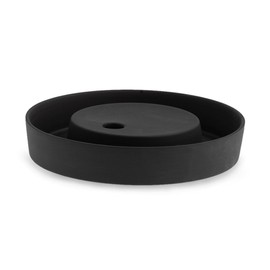 Storefactory VALLTORP Large Glossy Black Candlestick