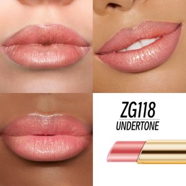 Depuplum Nude Lipstick Moisturizing for Women Shimmer Tinted Lip Balm Hydrating Nourishing Lip Gloss Vegan& Cruelty Free Lip Makeup, ZG118 Undertone