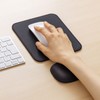 Sanwa Supply TOK-MU2NBK2 Memory Foam Wrist Rest Mini for Mouse