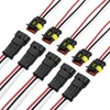 YUNPICAR 18 Gauge 3 Pin Way Car Waterproof Electrical Connector