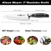 Klaus Meyer Arcelor Exclusive German Steel 7 inch Santoku Knife