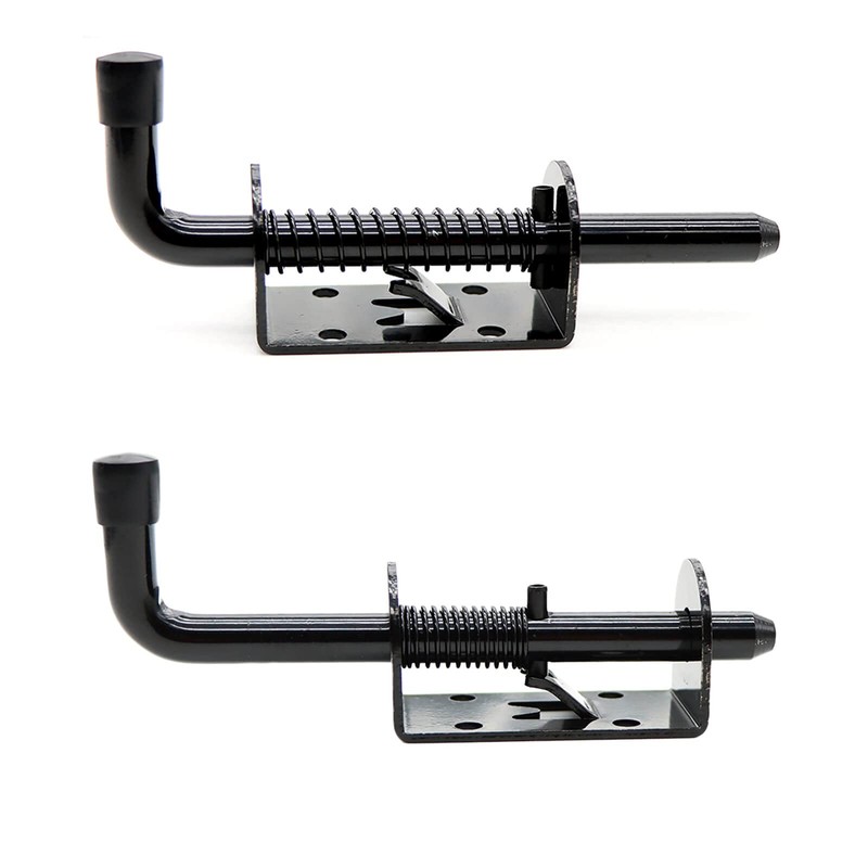 4 Packs 5 Inch Spring Loaded Barrel Bolt Latch Pin,